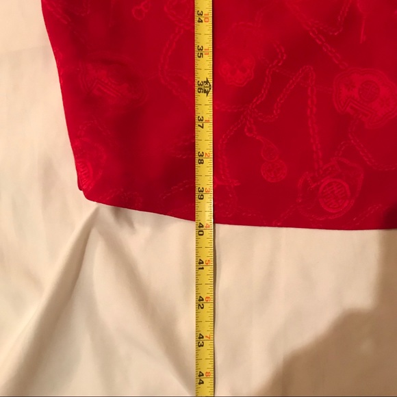 Authentics Chinese Silk Dress Red Beautiful US 8 - Picture 11 of 16